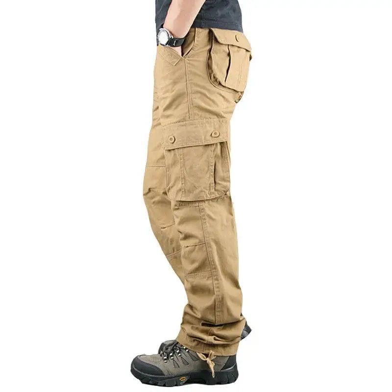 Tactical Cargo Pants Men Cotton Overalls Outdoor Work Trousers Big Size Hombre Clothing Camo Hiking Pants