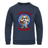 LOS POLLOS Hermanos Men's Hoodies Loose Pullover Letter Print Male Sweatshirts Chicken Brothers Pullovers Warm Breathable Hoody