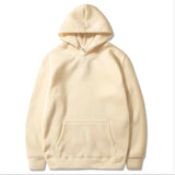 Fashion Men's Hoodie Casual Hoodies Pullovers Sweatshirts Men's Top Solid Color Hoodies Sweatshirt Male