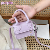 Kids Mini PU Leather Crossbody Bag Fashion Cute Little Girl Small Coin Pouch Purses Handbags Casual Toddler Purse Tote