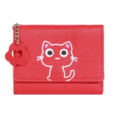 New Small Wallet Female Cat Short Fold Personalized Student Cute Mini Fashion Wallet Zero Wallet