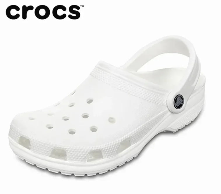 Crocs Unisex-Adult Classic Clogs Summer Beach Waterproof Soft Beach Sandals Outdoor Women's Men's Non Slip Crocs Shoes