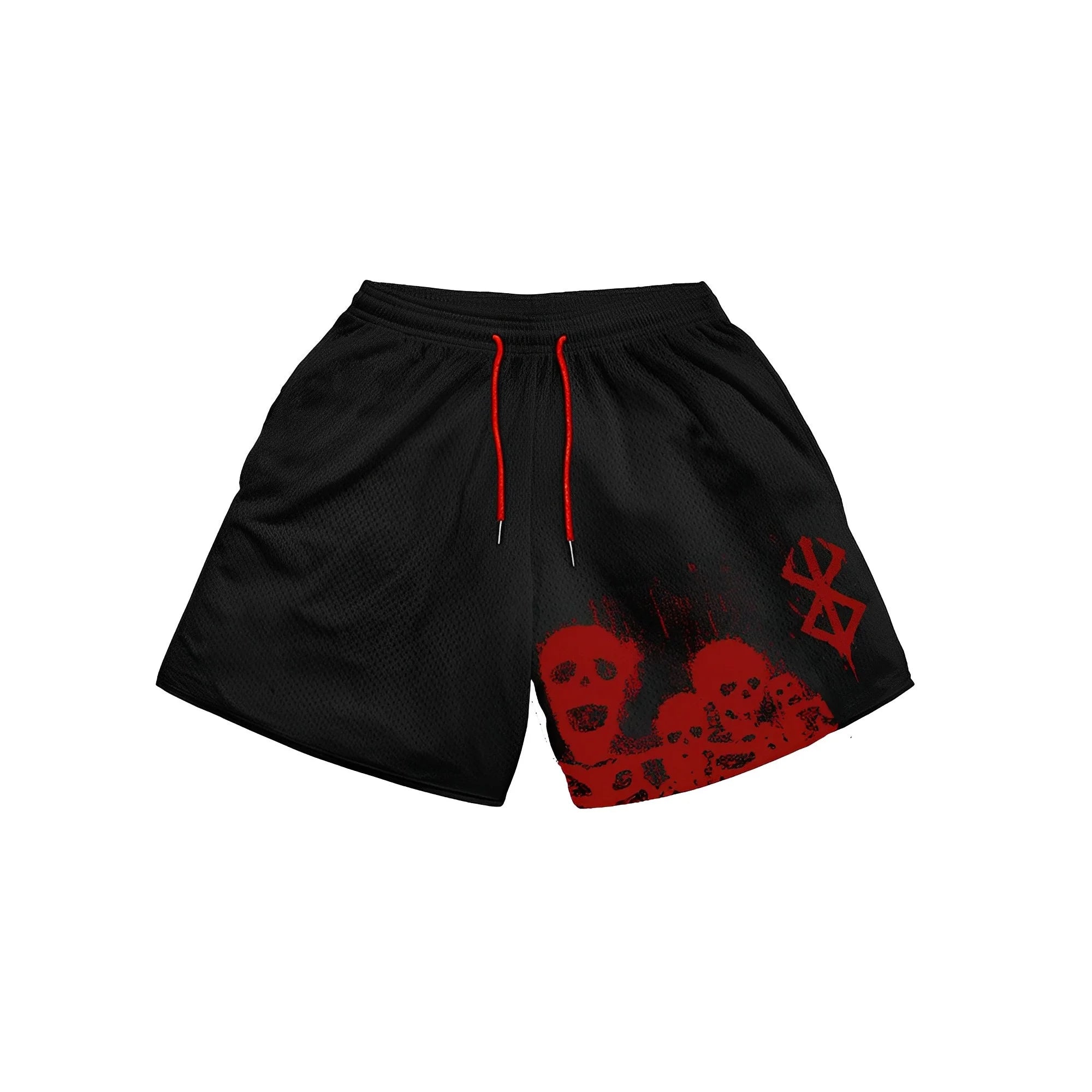 Anime Men's Gym Shorts 3D Printed Shorts Quick Dry Mesh Casual Board Shorts for Summer to Jogging Fitness Basketball