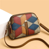 Yogodlns New Luxury Handbag Women Stitching Wild Messenger Bags Designer Brand Plaid Shoulder Bag Female Ladies Totes