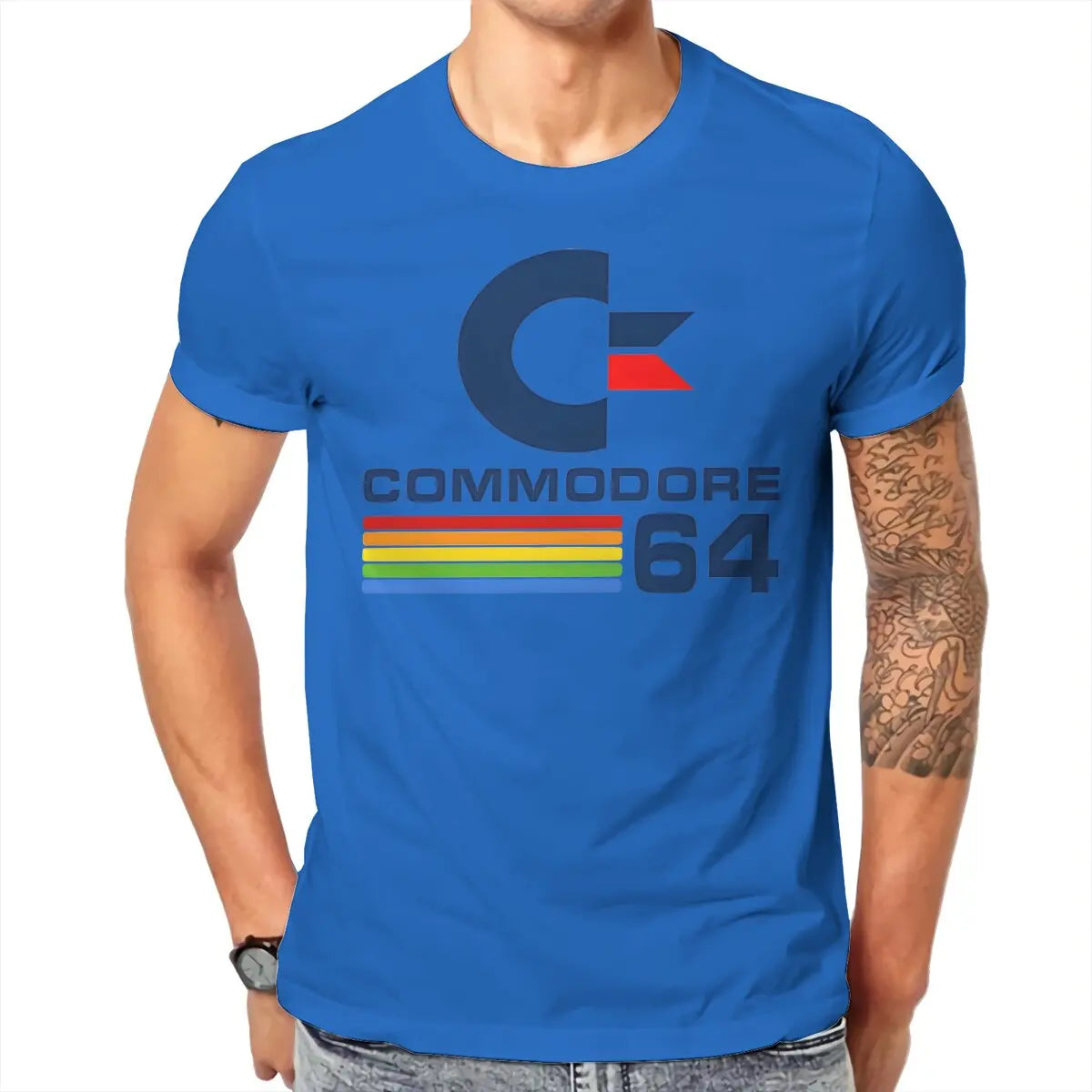 Commodore 64 T Shirt Men Tees Summer Clothing Cotton O-Neck TShirt