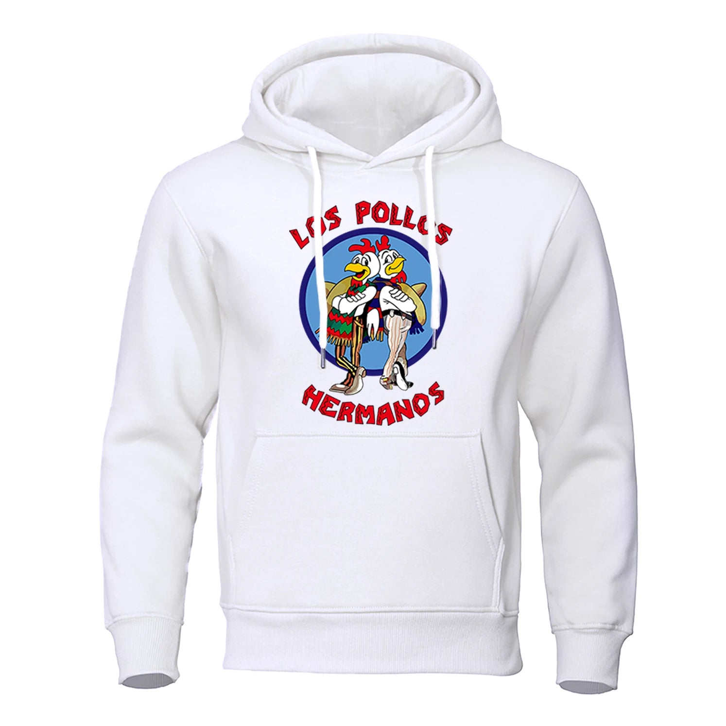 LOS POLLOS Hermanos Men's Hoodies Loose Pullover Letter Print Male Sweatshirts Chicken Brothers Pullovers Warm Breathable Hoody