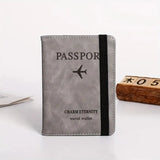 RFID Passport Cover Wallet Holder PU Leather Card Holder Passport Case Travel Essentials for Women Men Family Vacation