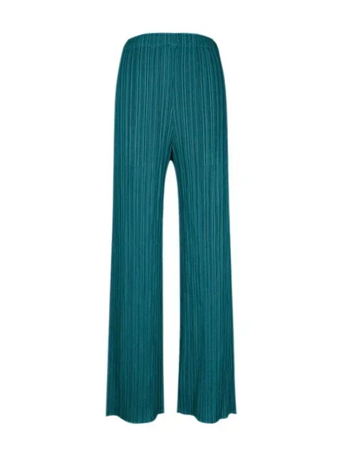 YUDX Spring Summer Autumn Women Casual Elegant Ladies Miyake Designer Casual Loose Straight Pleated Pants High Waist Trousers