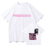 New Song V Fri(end)s T Shirts Men/women Tshirt Unisex Cotton Clothing Retro Summer Aesthetic Tops High-Quality Tees Shirts