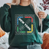 New York Monopoly Sweatshirt and Just Like That Hoodied New York Shit Carrie New York Monopoly Tee City Top Unisex Sweatshirts