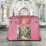 Printed Customize Art Bags Women Handbag and Purses Greatest Fashion Accessories Designer Ladies Tote Perfect Really Leather Cow