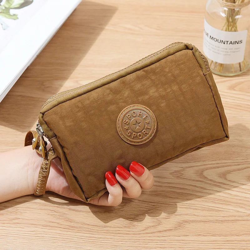 Men And Women Wallets New Korean Large Capacity Portable Oxford Cloth Coin Wallet Waterproof Portable