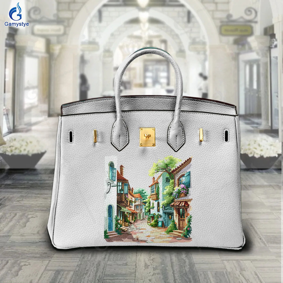 Printed Customize Art Bags Women Handbag and Purses Greatest Fashion Accessories Designer Ladies Tote Perfect Really Leather Cow