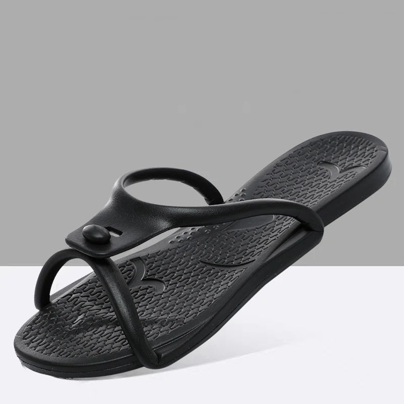 Summer Women Folding Slippers Adults Portable Trip Travel Sandals Couples Indoor Soft Slides Men Beach Non-slip EVA Shoes