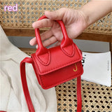 Kids Mini PU Leather Crossbody Bag Fashion Cute Little Girl Small Coin Pouch Purses Handbags Casual Toddler Purse Tote