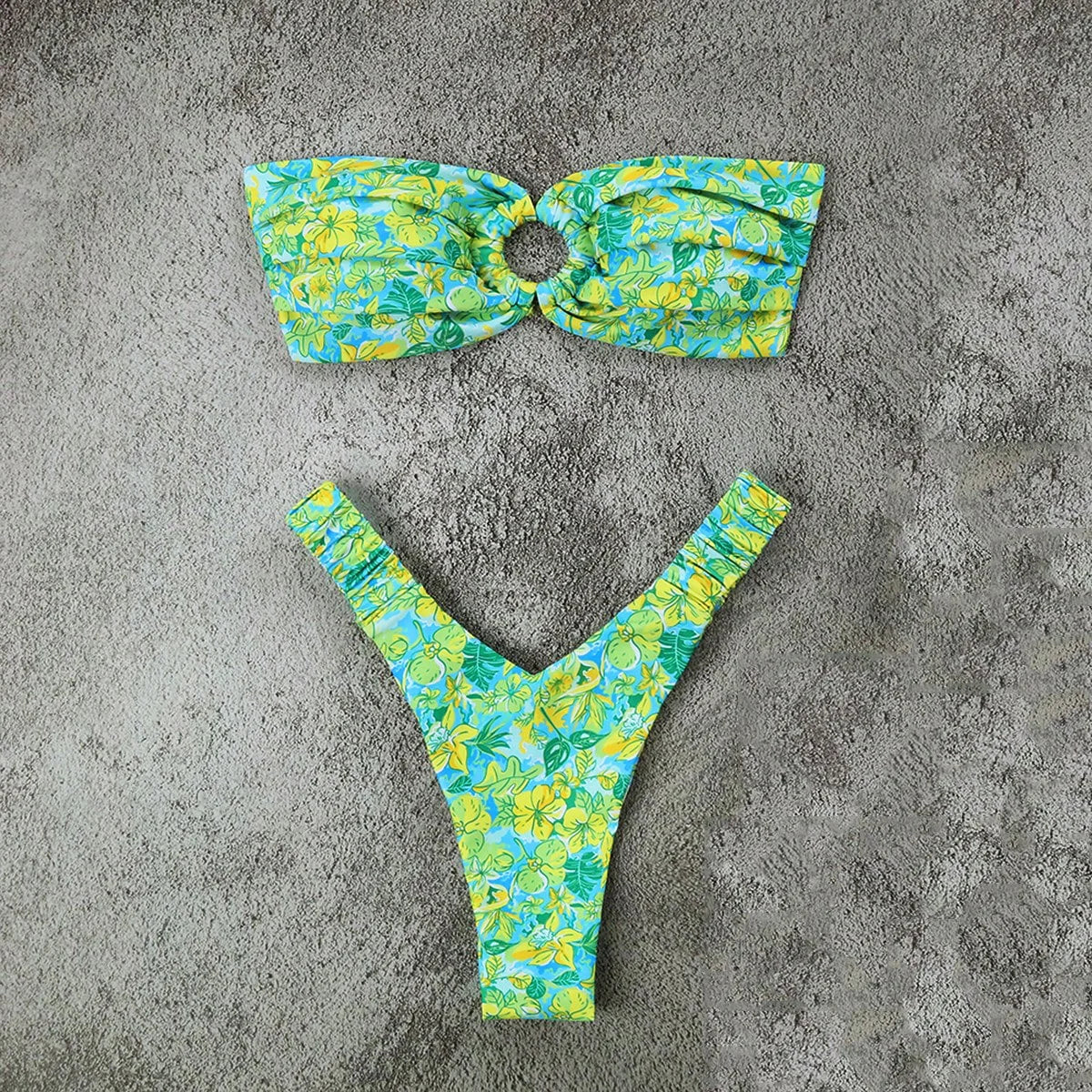 Micro Bikini Push Up Women Swimsuits 2024 Sexy Female Swimwear Brazilian Bikini Set Thong Biquini Swim Suits Print Beachwear