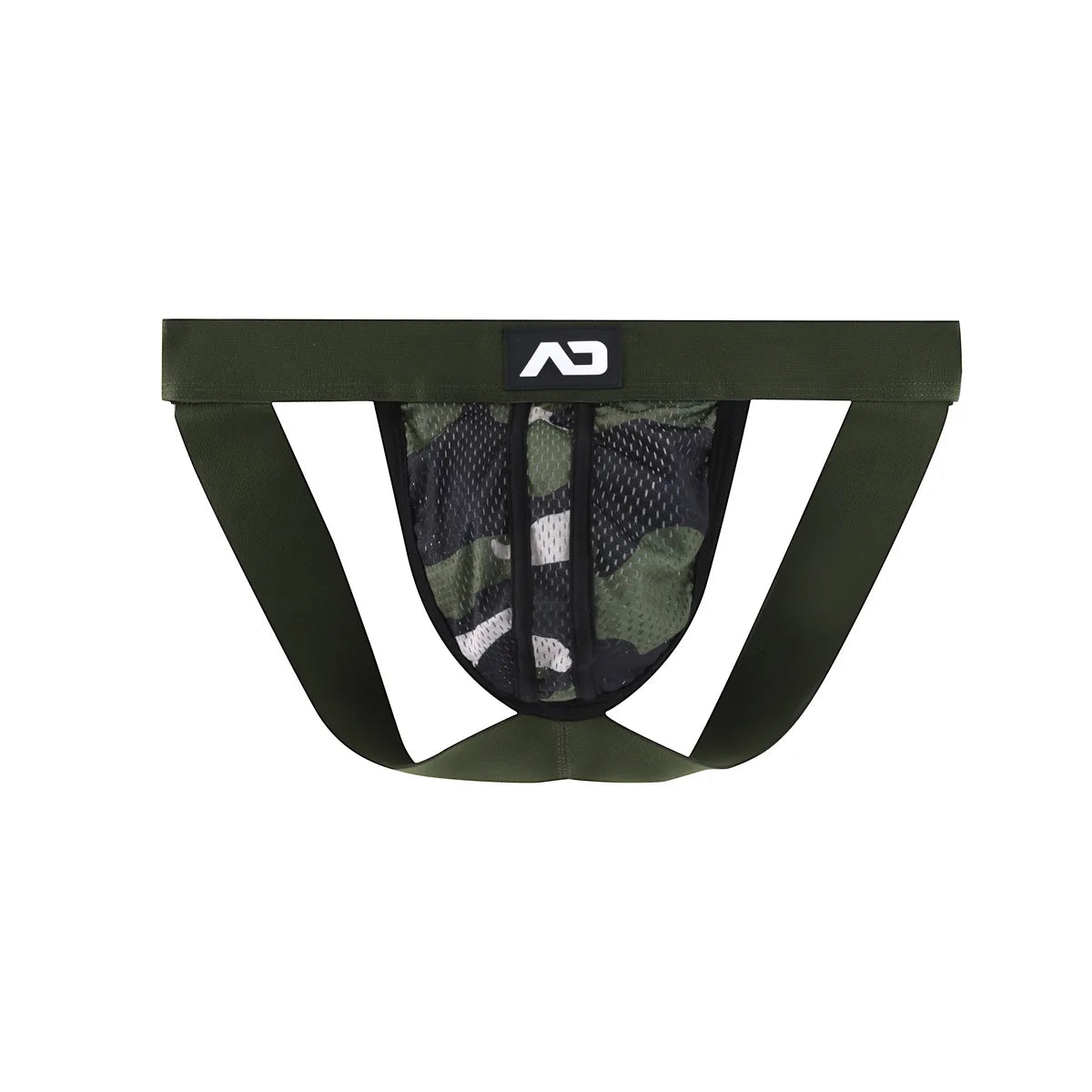 New addicted men's double-cubed underwear boys U convex bag hollow sexy camouflage rear empty triangular pants