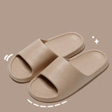 Thick Platform Bathroom Home Slippers Women Fashion Soft Sole EVA Indoor Slides Men sandals Summer Non-slip Flip Flops