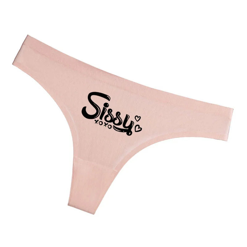 SISSY Cute Heart Underwear For Women Sexy Seamless Panties Underwear Comfortable Intimates No trace Panties Breathable Underwear