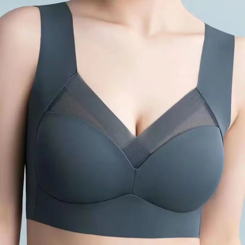 Sexy Seamless Bra Push Up Sports Brassiere Bh Woman Lace Bralette Wireless Bra Unwired Yoga Top Women's Bras Without Bones