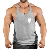 New Bodybuilding Brand Jogger Gym Singlet Training Bodybuilding Tank Top Vest Shirt Sleeveless Fitness Cotton Shirt For Men