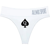 New Queen Spades Funny Print High-waist Underwear Women Sexy Panties Girls Thongs Female G String Pantie Temptation Intimates