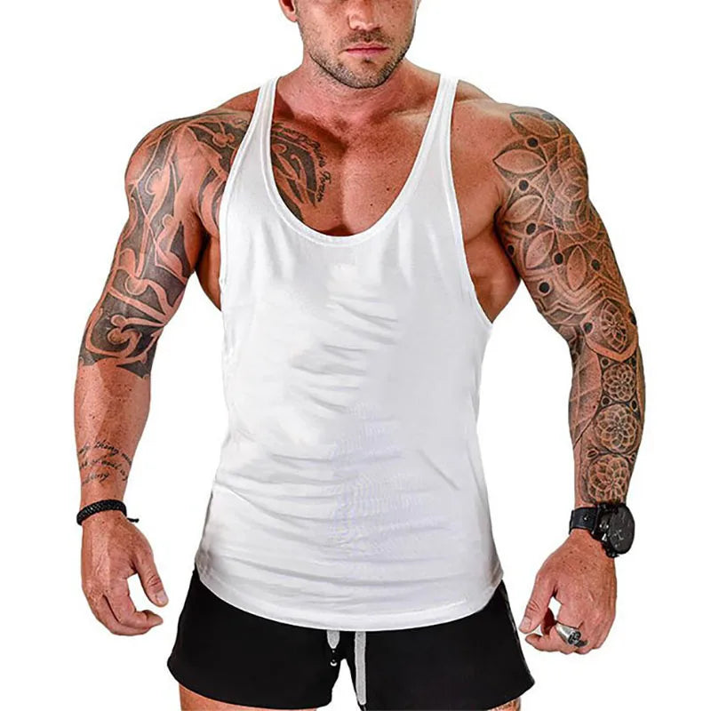 Men’s Gym Tank Top Clothing Summer Quick-dry Vest American Basketball Sports Sleeveless T-shirts Fitness Workout Tops for Men