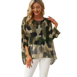 Blouse Plus Size New Batwing Casual Summer Blouse Women Boho Chiffon Shirt Top Shirt Women