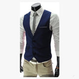 High Quality Dress Vests For Men Slim Fit Mens Suit Vest Male Waistcoat Gilet Homme Casual Sleeveless Formal Business Jacket