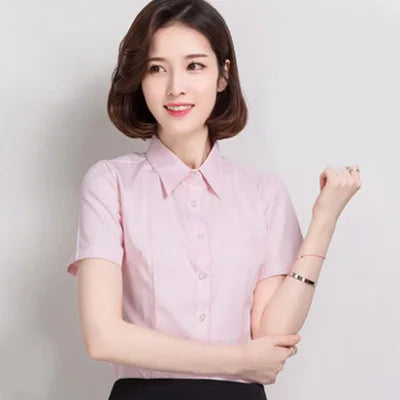 Women's Shirts Blouses Women White Shirt Long Sleeve Blouse Female Tops OL Basic Shirt Blouses Fashion Elegant Woman Clothing