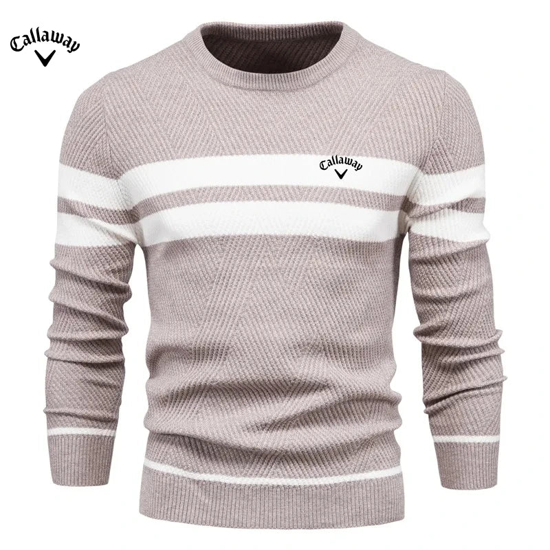 New Autumn Pullover Men's Sweater O-neck Patchwork Long Sleeve Warm Slim Sweaters Men Casual Fashion Sweater Men Clothing