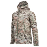 new Tactical Jacket Men Combat Soft Shell Jackets Techwear Windproof Waterproof Breathable Fleece Thermal Hooded Coats