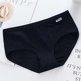 1Pcs Candy Color Cotton Panties for Women Seamless Breathable Cute Pink Mid Waist Solid Pantys Ladies Underwear Sexy Lingeries