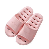 Feslishoet Unisex EVA Non Slip Soft Bottom Leaking Shower Man Woman Home Slippers Punching Bathroom Quick Drying Slipper