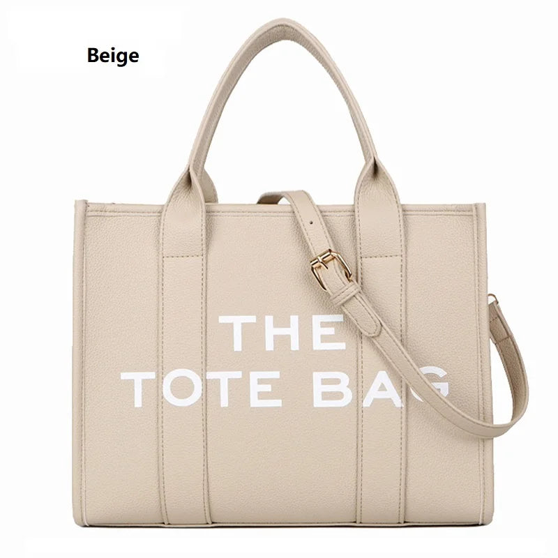 The Tote Bag For Women, Trendy PU Leather Handbag, Top Handle Satchel Purse, Casual Crossbody Bag