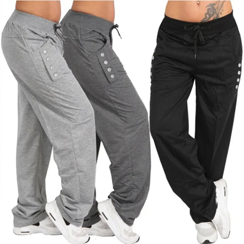 Spring Autumn Loose Casual Pants Women Black Gray Pantalones Mujer Pantalon Femme Jogger Trousers Plus Size Women Leggings