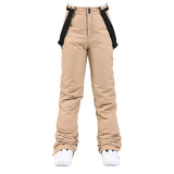 High Quality Men Women Winter Thick Warm Skiing Pants Windproof Waterproof Suspender Trousers Snow Snowboard Pants Plus Size