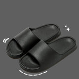 Thick Platform Bathroom Home Slippers Women Fashion Soft Sole EVA Indoor Slides Men sandals Summer Non-slip Flip Flops