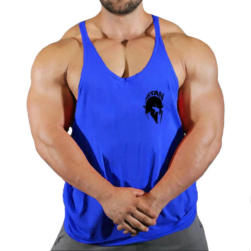 New Bodybuilding Brand Jogger Gym Singlet Training Bodybuilding Tank Top Vest Shirt Sleeveless Fitness Cotton Shirt For Men