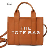 The Tote Bag For Women, Trendy PU Leather Handbag, Top Handle Satchel Purse, Casual Crossbody Bag