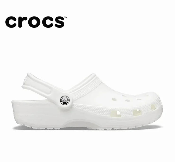 Crocs Unisex-Adult Classic Clogs Summer Beach Waterproof Soft Beach Sandals Outdoor Women's Men's Non Slip Crocs Shoes