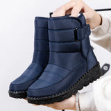 Boots Women Non Slip Waterproof Winter Snow Boots Platform Shoes for Women Warm Ankle Boots Cotton Padded Shoes Botas De Mujer