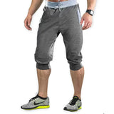 New Summer Shorts Men's Fashion Causal Shorts Cropped Trousers Beach Shorts Man Breathable Cotton Gym Short Sweatpants