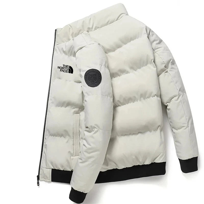 Men's casual high-necked down jacket, warm jacket, outdoor sports, Thinicef, fashionable, winter