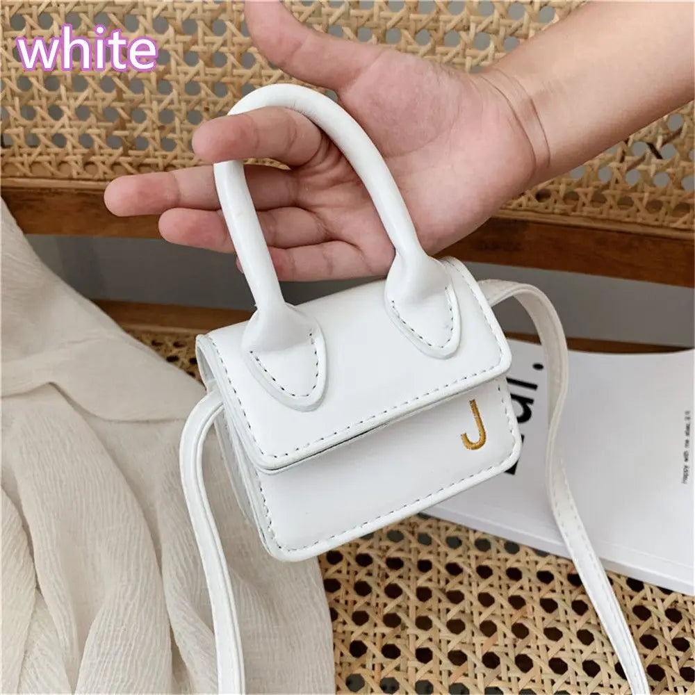 Kids Mini PU Leather Crossbody Bag Fashion Cute Little Girl Small Coin Pouch Purses Handbags Casual Toddler Purse Tote