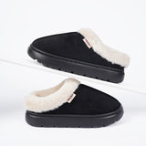 Kidmi Winter Women Shoes Casual House Shoes For Men Outdoor Warm Cotton Shoes For Women Indoor Plush Padded Slippers Female