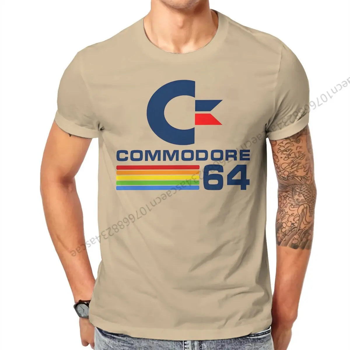 Commodore 64 T Shirt Men Tees Summer Clothing Cotton O-Neck TShirt