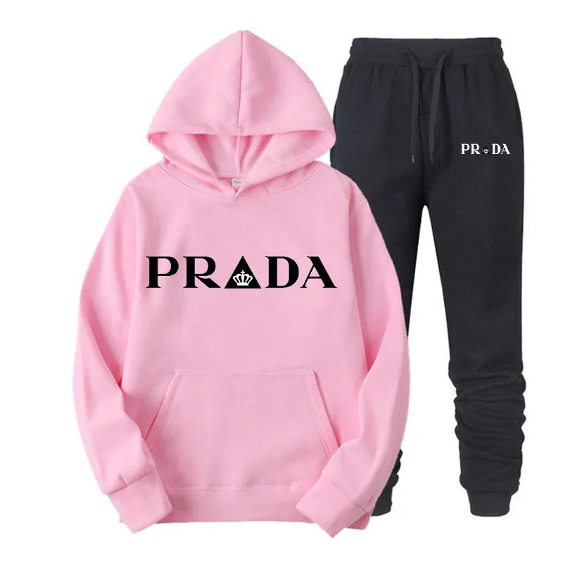 new unisex fashion casual sports hoodie set