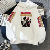 Deadpool & Wolverine Hoodie Woman Clothing Long Sleeve Hooded Shirt Y2k Woman Clothing Sweatshirts Casual Y2k Clothes Hoodies