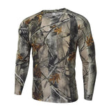 Fashionable Men's Camouflage Printed Men's T-shirt Casual Trend Military Fan Top Autumn New Long Sleeved Round Neck Top